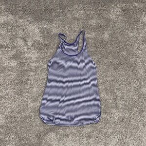 Striped purple and light purple lulu lemon Tank Top